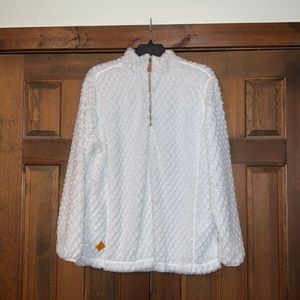 Soft, white, simply southern pull over